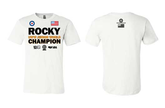 ROCKY Bella + Canvas Unisex Jersey S/S T-shirt, color: White - Click Image to Close
